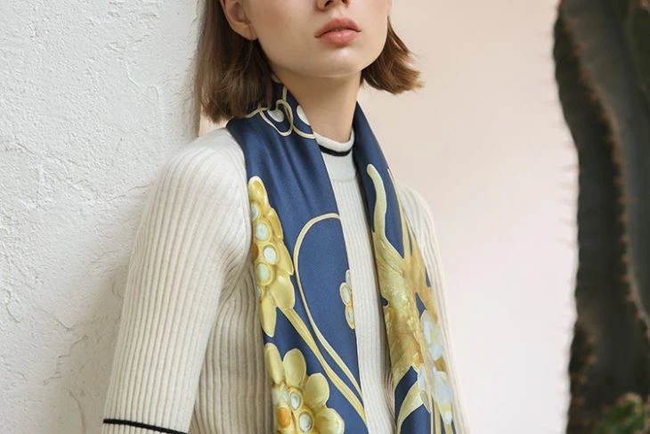 90*90cm Silk Twill Scarf