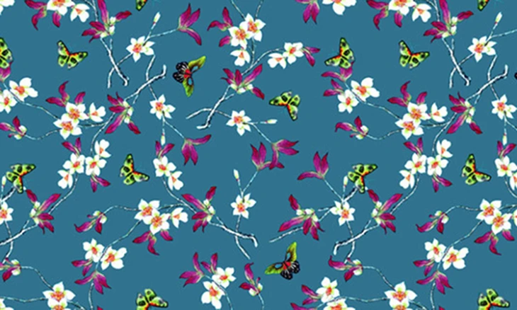 Custom Printing Silk Fabric Supplier