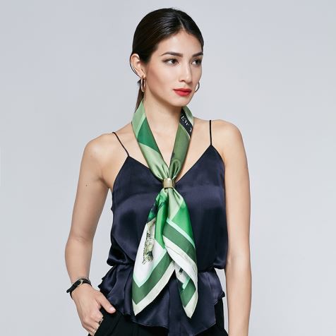 ڈیزائنر سلک سکارف